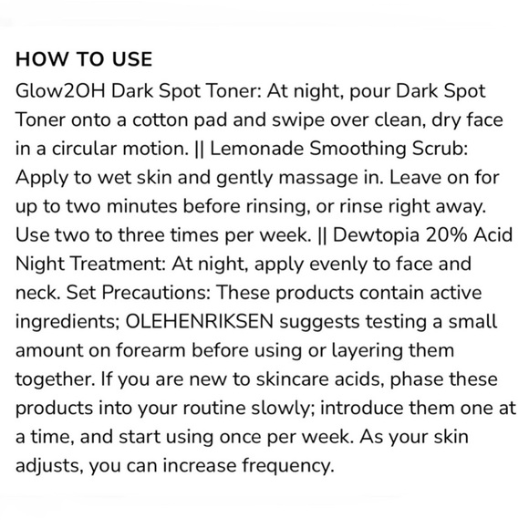 Ole Henriksen Acids Done Bright Skincare Set - Picture 11 of 11